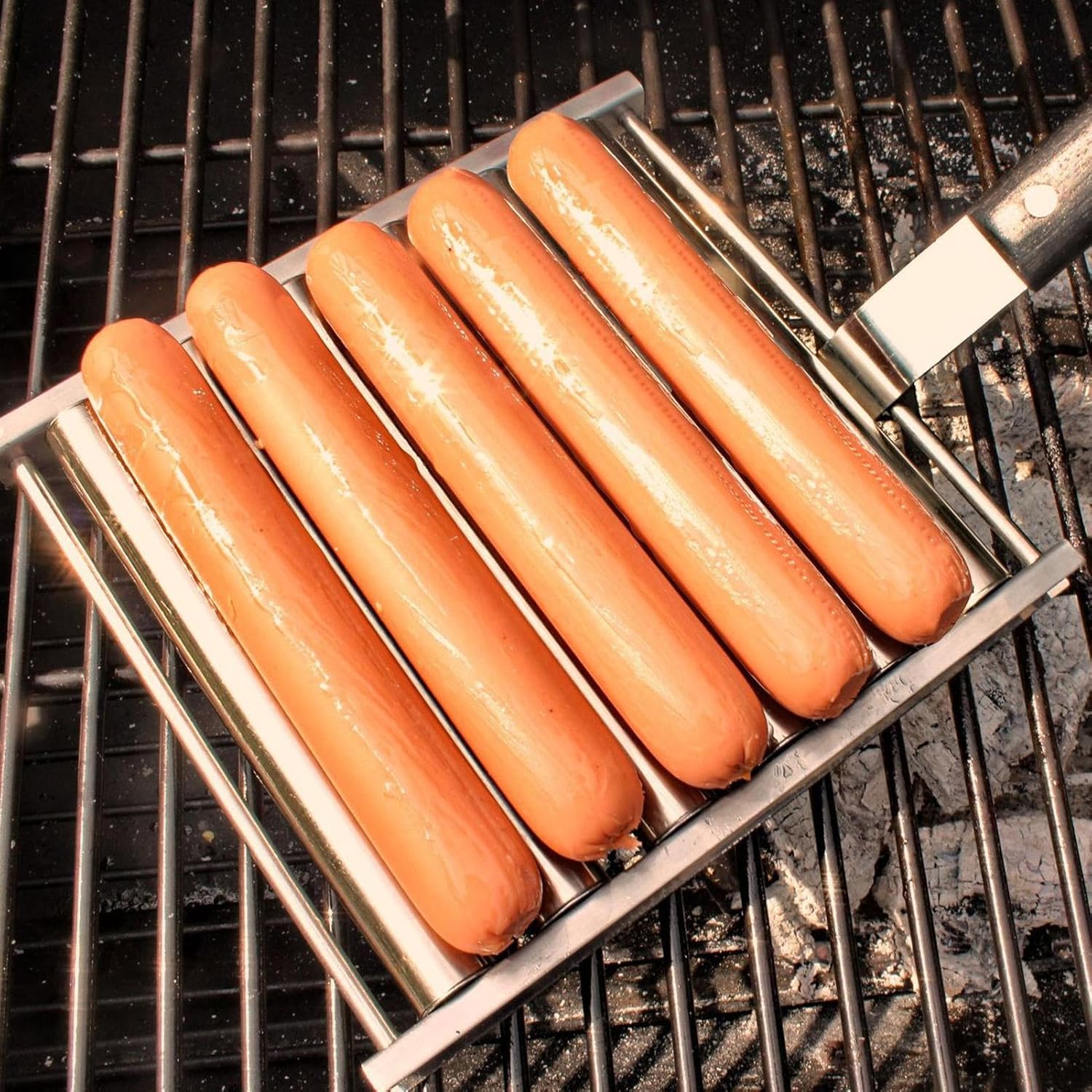 BBQ Grill Hotdog Roller