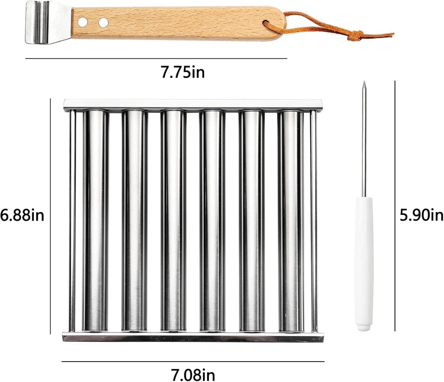 BBQ Roller with Wooden Handle