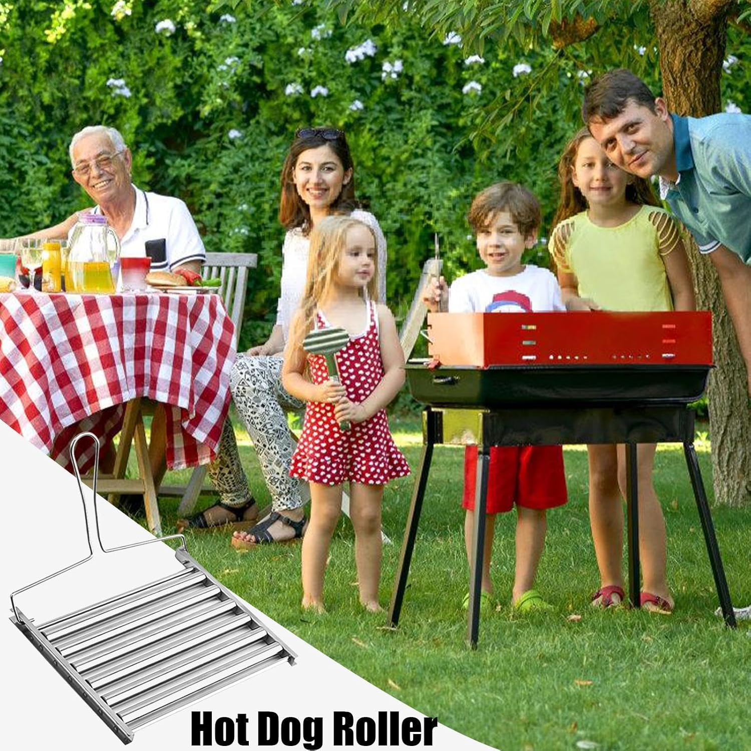 Portable BBQ Sausage Roller